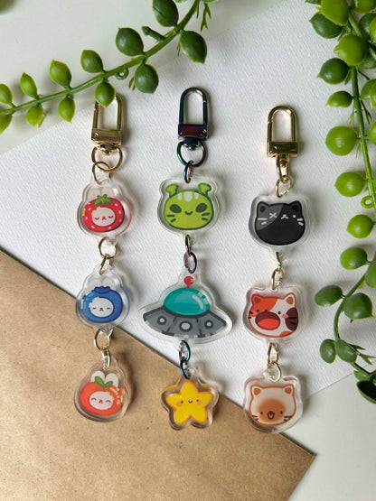 more buddies | linked keychain