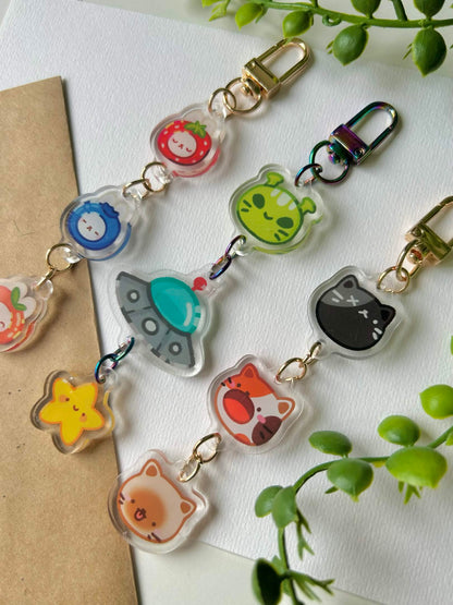 more buddies | linked keychain