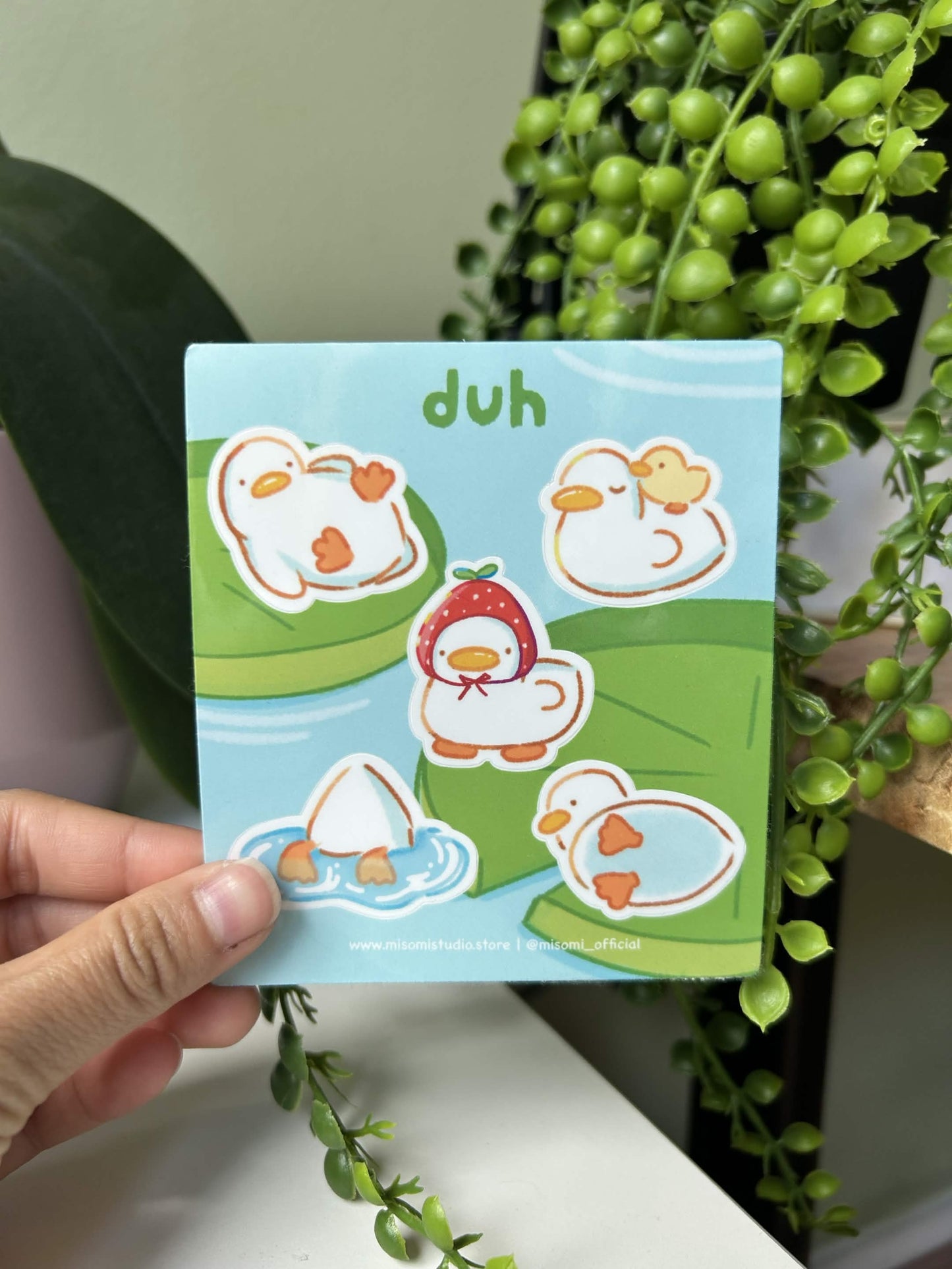 duh mini sticker sheet