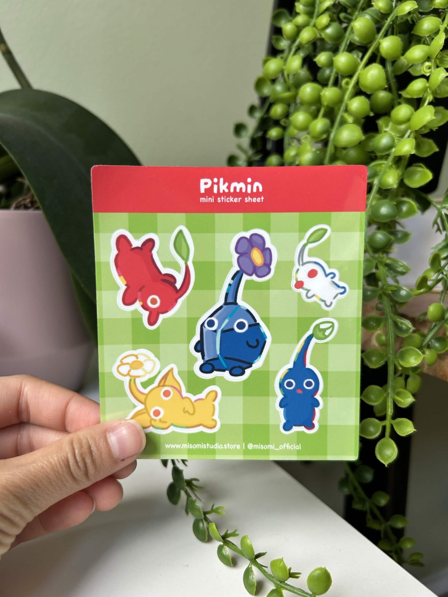 pikmin mini sticker sheet