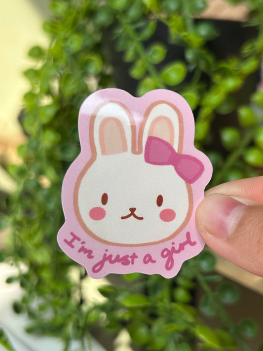 I'm just a Girl Sticker
